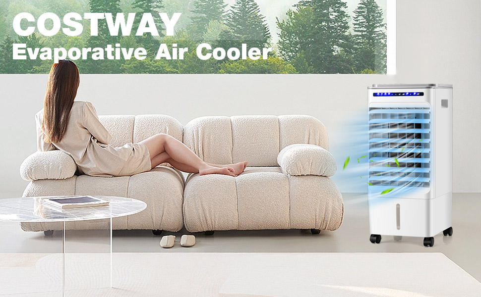 3-in-1 Evaporative Portable Air Cooler with 3 Modes include Remote Control